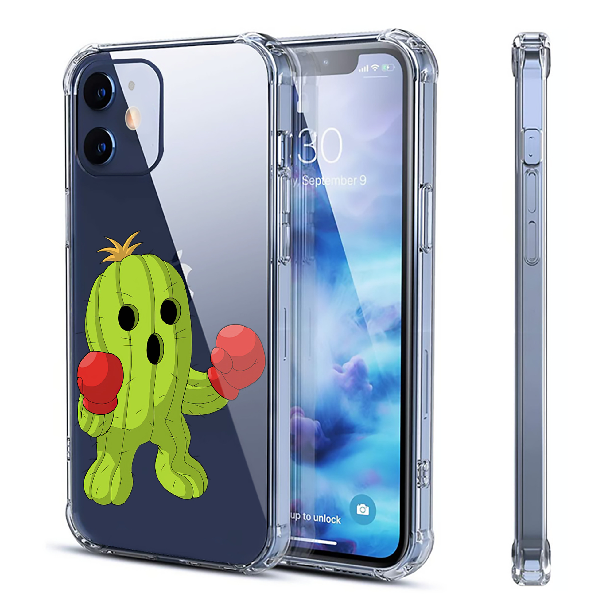 （画像用） Digimon デジタルモンスター/デジモン 【iPhone 12シリーズ対応】透明スマホケース（クリアソフトケース）